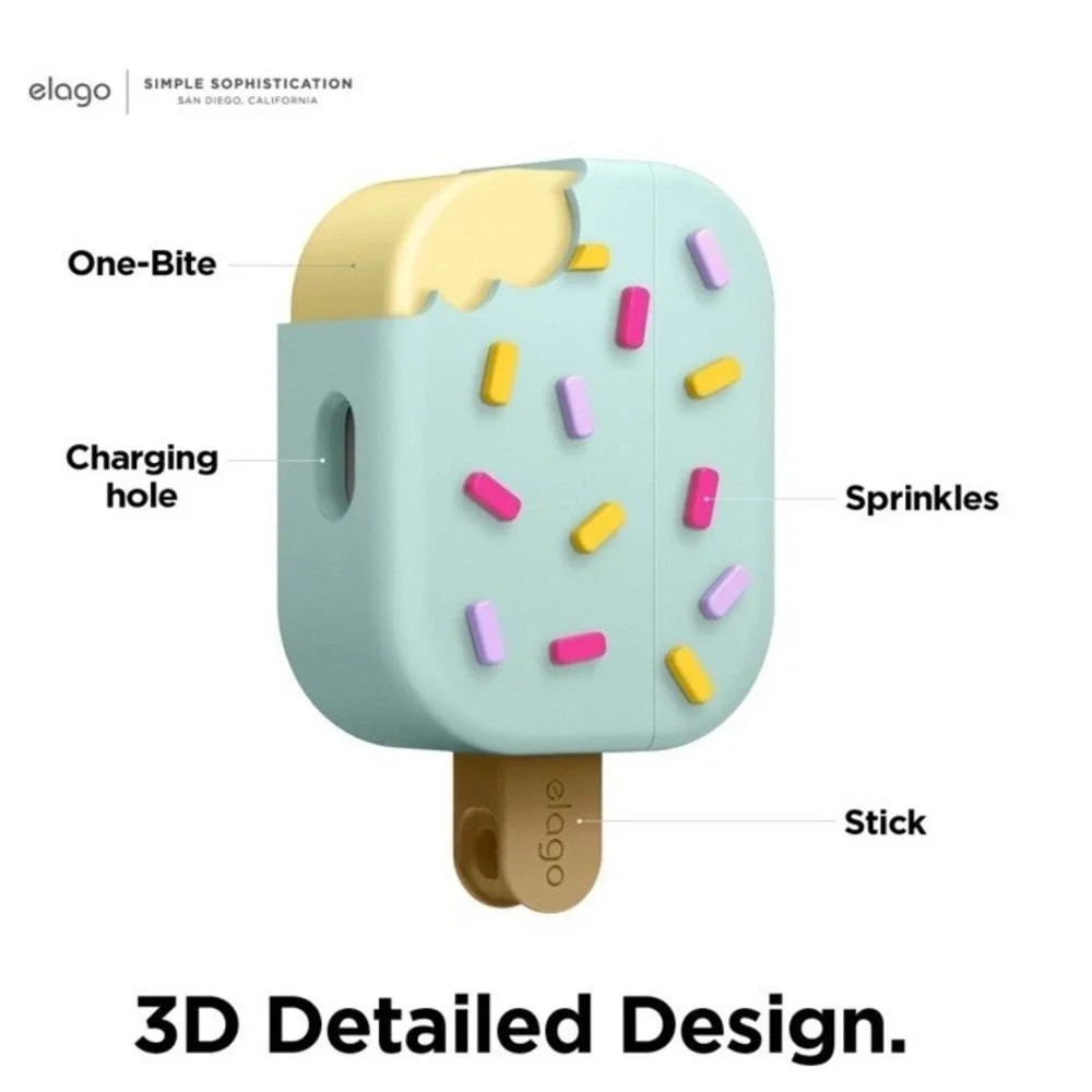 AirPods Pro Case - elago® Ice Cream Case [Mint]‎
